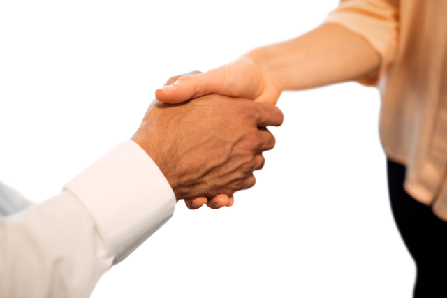 Transparent handshake between business professionals closeup - Download Free Stock Videos Pikwizard.com