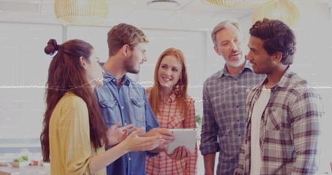 Diverse Team Collaboration with Digital Data Interface