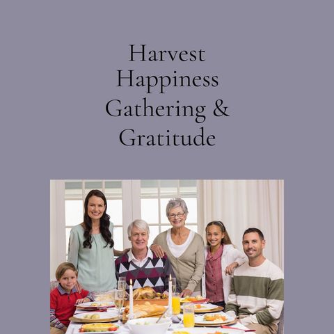 Family Gathered for Thanksgiving Celebration Sharing Special Moments