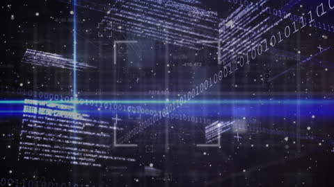 Digital Data Networks and Binary Code Vortex