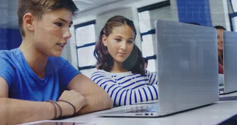 Students Engaged in Learning with Digital Interactions