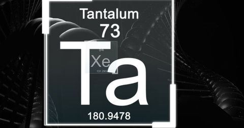 Floating Chemical Elements with Spinning DNA on Black Background - Download Free Stock Images Pikwizard.com
