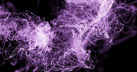 Hypnotic Purple Light Trails on Black Background - Download Free Stock Images Pikwizard.com