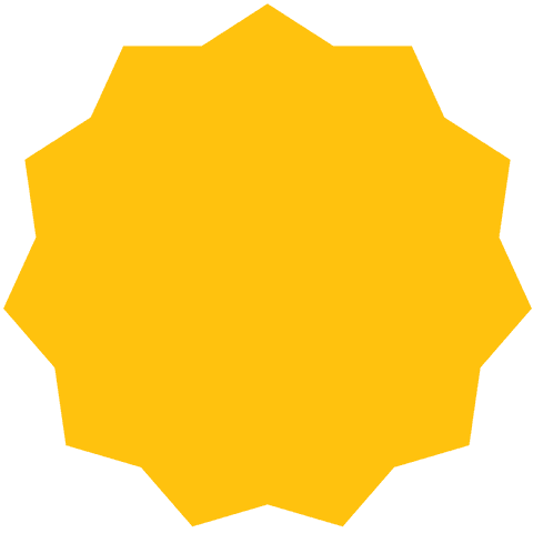 Yellow Star Shape Vector on Transparent Background - Download Free Stock Videos Pikwizard.com