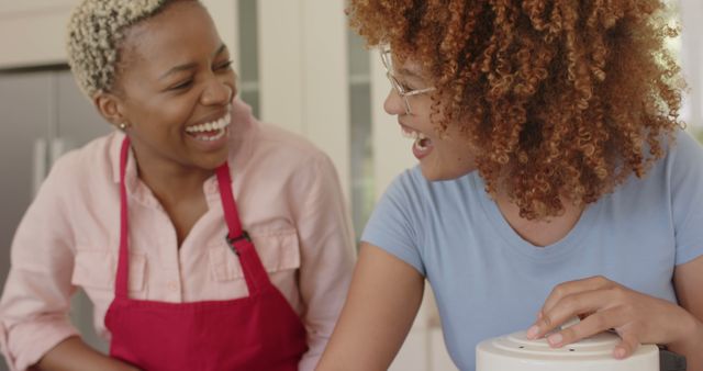 Diverse Lesbian Couple Enjoying Sustainable Kitchen Activity - Download Free Stock Images Pikwizard.com