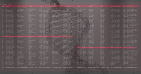digital dna strand with processed data overlay concept - Download Free Stock Images Pikwizard.com