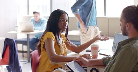 Multiracial Team Collaboration in Modern Office - Download Free Stock Images Pikwizard.com