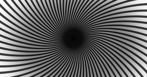 Hypnotic Spiral Design with Rotating Black and White Stripes - Download Free Stock Images Pikwizard.com
