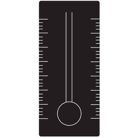 black thermometer design on transparent background for weather applications - Download Free Stock Videos Pikwizard.com