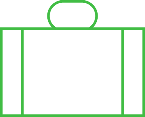 green box outline with handle on transparent background - Download Free Stock Videos Pikwizard.com