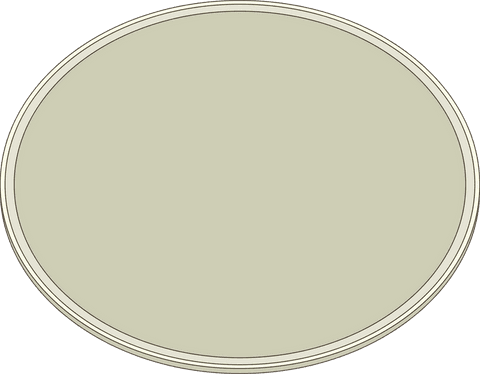 minimalist beige elliptical disc on transparent background - Download Free Stock Videos Pikwizard.com