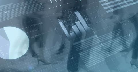 abstract data visualization overlapping global business professionals - Download Free Stock Images Pikwizard.com