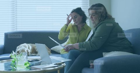 Couple Engaging in Online Fundraising