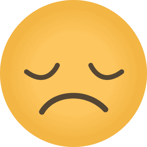 Sad Face Emoji with Transparent Background Reflecting Unhappiness - Download Free Stock Videos Pikwizard.com