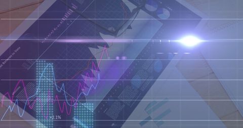 Digital Business Analysis with Graphs and Data Visualization - Download Free Stock Images Pikwizard.com