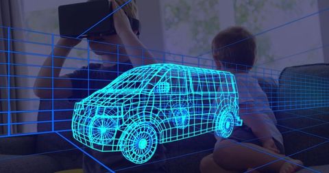 Children Experiencing Virtual Reality Design with Holographic Van