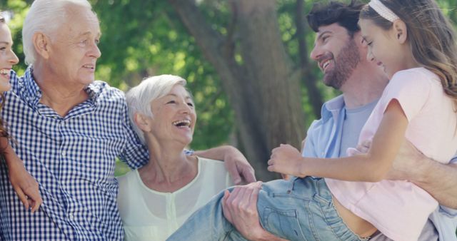 Multigenerational Family Enjoying Time Together Outdoors - Download Free Stock Images Pikwizard.com