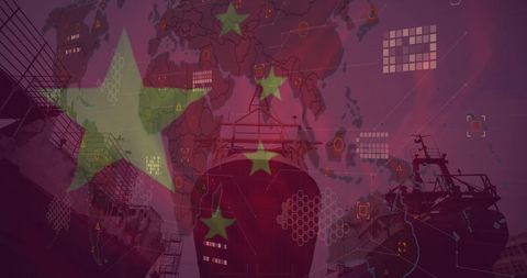 Global maritime data processing with chinese influence