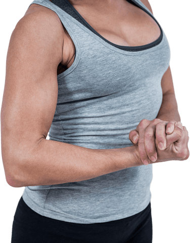 transparent muscular woman flexing biceps - Download Free Stock Videos Pikwizard.com