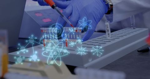 Digital Interface Innovates Scientific Research Techniques - Download Free Stock Images Pikwizard.com