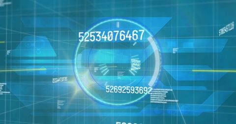 Futuristic Data Processing Metadata Technology Display - Download Free Stock Images Pikwizard.com
