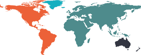World Map Transparent Background Colorful Continents Illustration - Download Free Stock Videos Pikwizard.com