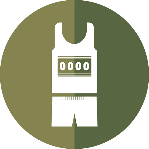 transparent sports attire on green circle template - Download Free Stock Videos Pikwizard.com