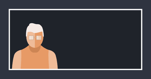 Senior Figure with Glasses on Transparent Background with Black Copy Space - Download Free Stock Videos Pikwizard.com
