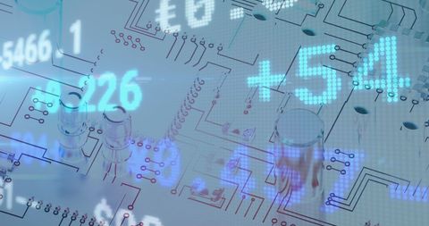 Digital Finance and Stock Market Data in Technology Network - Download Free Stock Images Pikwizard.com