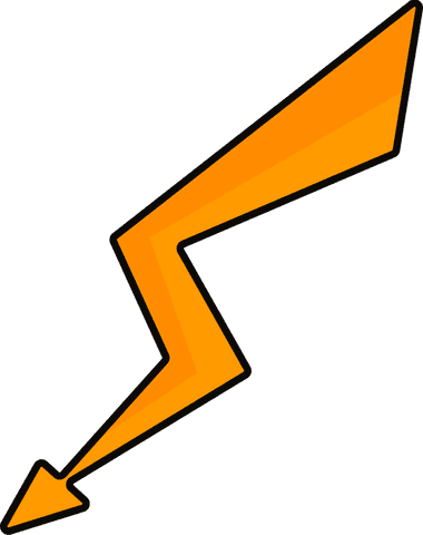 dynamic zigzag orange arrow on transparent background - Download Free Stock Videos Pikwizard.com