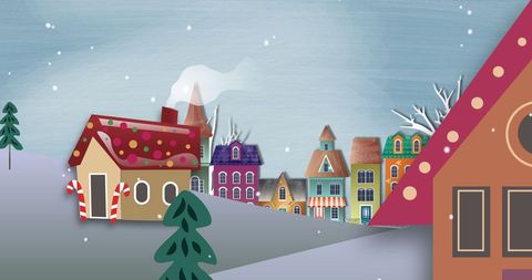Whimsical Snowy Winter Wonderland at Christmas - Download Free Stock Images Pikwizard.com