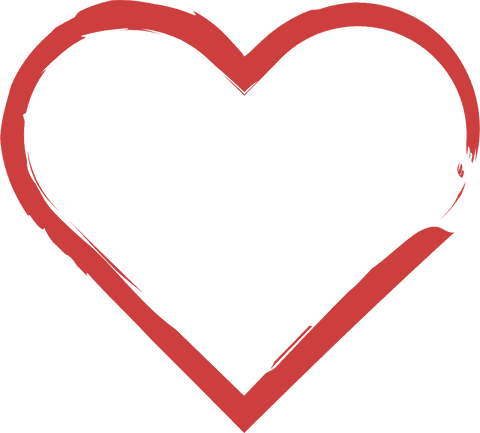 Red Hand Painted Heart on Transparent Background Illustration - Download Free Stock Videos Pikwizard.com