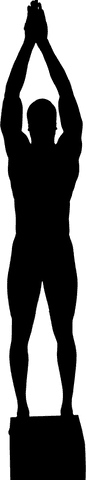 dynamic swimmer jumping silhouette on transparent background - Download Free Stock Videos Pikwizard.com