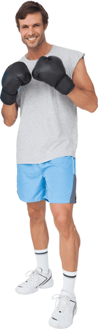 transparent cheerful boxer ready for training - Download Free Stock Videos Pikwizard.com