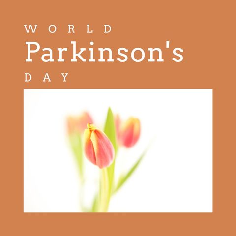 World Parkinson's Day Awareness with Tulips - Download Free Stock Templates Pikwizard.com
