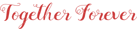 Together Forever Red Text on Transparent Background PNG - Download Free Stock Videos Pikwizard.com