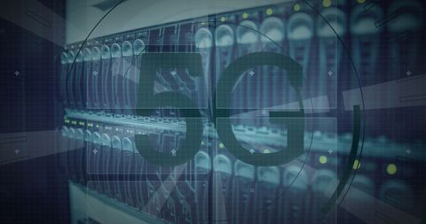 5G Networking Digital Transformation with Connected Server Hardware - Download Free Stock Images Pikwizard.com