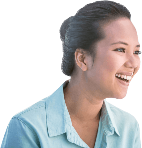 Smiling Businesswoman in Office Guidance Moment with Transparent Background - Download Free Stock Videos Pikwizard.com