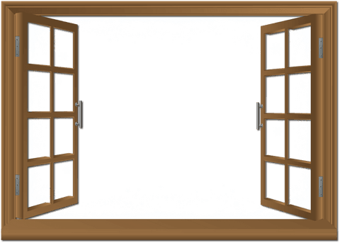 transparent wooden window frame with open shutters for overlay - Download Free Stock Videos Pikwizard.com