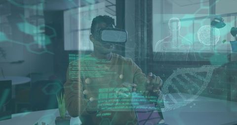 virtual reality in biotechnology for medical innovations - Download Free Stock Images Pikwizard.com