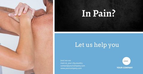 Promoting Pain Relief Services with Therapeutic Touch - Download Free Stock Templates Pikwizard.com
