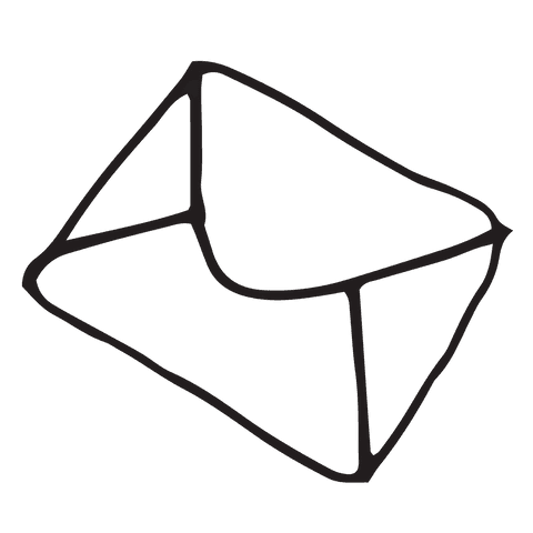 Transparent Illustration of Black Envelope Icon with Copy Space - Download Free Stock Videos Pikwizard.com