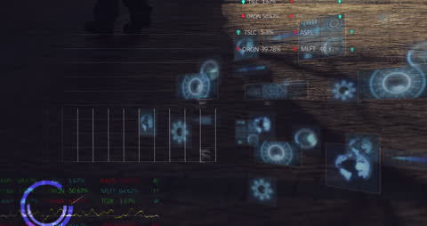 Digital Data Overlay with Walking Shadows on Urban Street