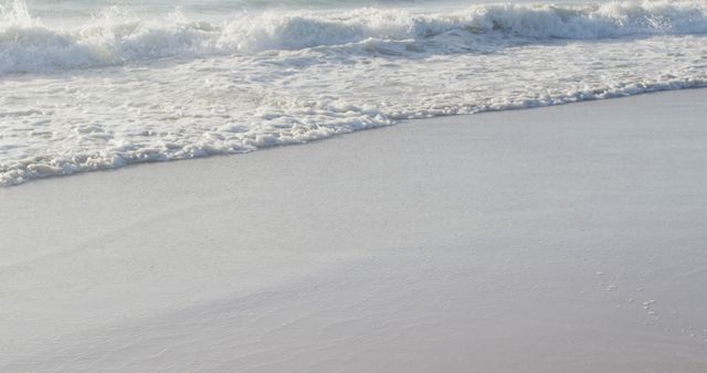 Calm Sea Waves Gently Reaching Sandy Beach - Download Free Stock Images Pikwizard.com