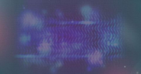 Abstract glitch pattern with digital arrows and bokeh