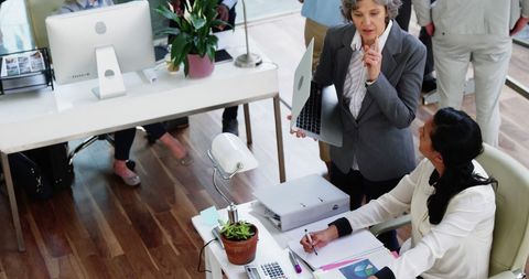 collaborative office meeting and workflow in modern workplace - Download Free Stock Images Pikwizard.com