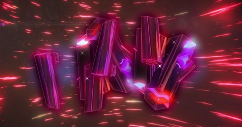 Dynamic pink geometric shapes kominical motion