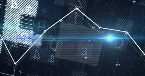 Abstract Analytics Visual with Light Effect and Statistical Data - Download Free Stock Images Pikwizard.com