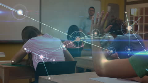 Smart Classroom with Digital Network Overlay Concept