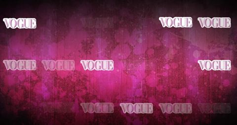 Vibrant pink vogue pattern on chic textured background